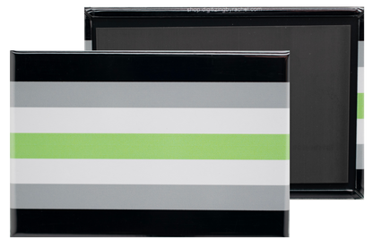 Pride Flag Magnet -- Rectangle