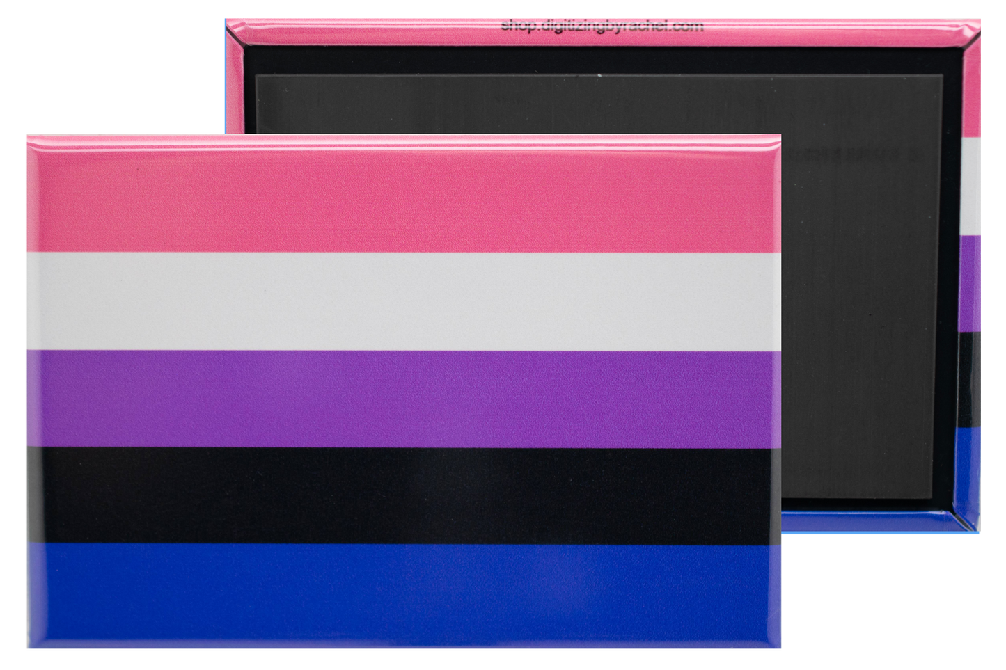 Pride Flag Magnet -- Rectangle