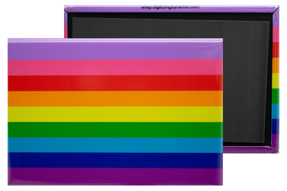 Pride Flag Magnet -- Rectangle