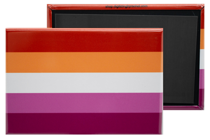Pride Flag Magnet -- Rectangle
