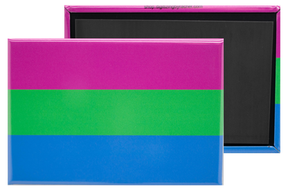 Pride Flag Magnet -- Rectangle