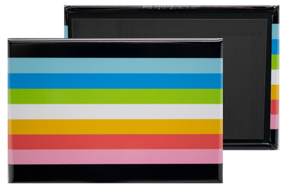 Pride Flag Magnet -- Rectangle
