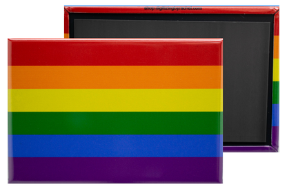 Pride Flag Magnet -- Rectangle