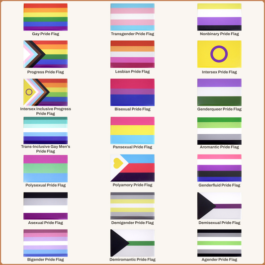 Pride Flag Magnet -- Rectangle