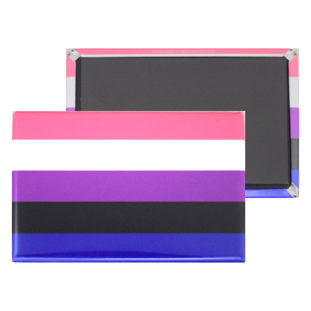 Pride Flag Magnet -- Rectangle