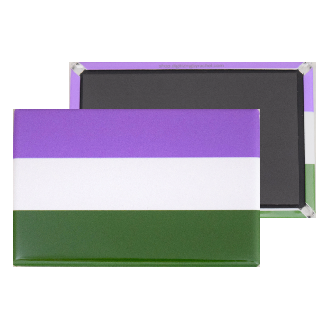 Pride Flag Magnet -- Rectangle