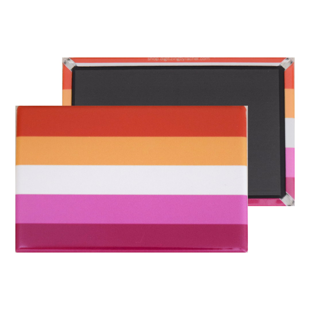 Pride Flag Magnet -- Rectangle