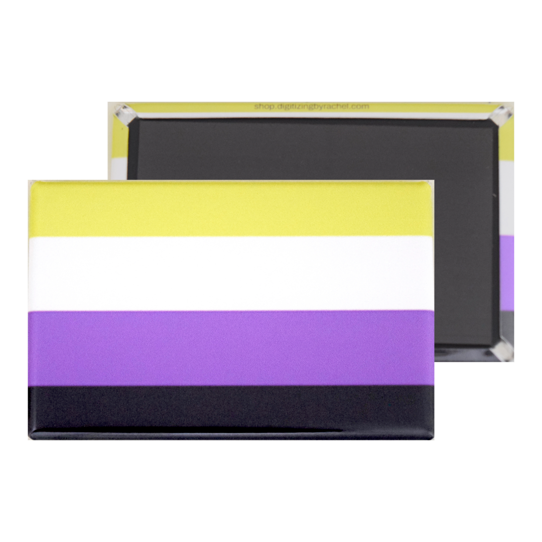Pride Flag Magnet -- Rectangle