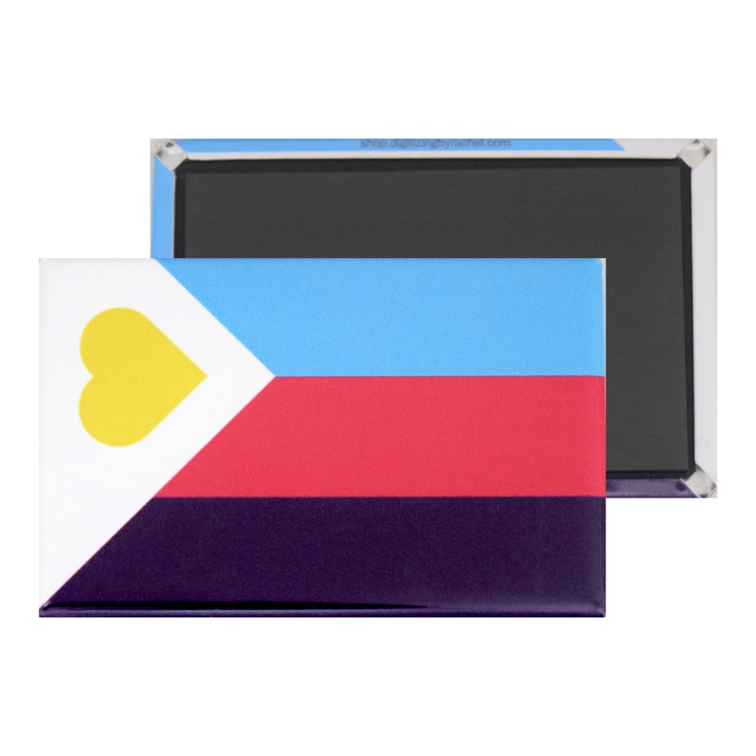 Pride Flag Magnet -- Rectangle