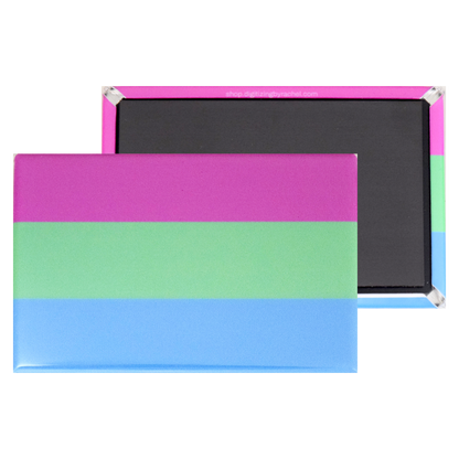 Pride Flag Magnet -- Rectangle
