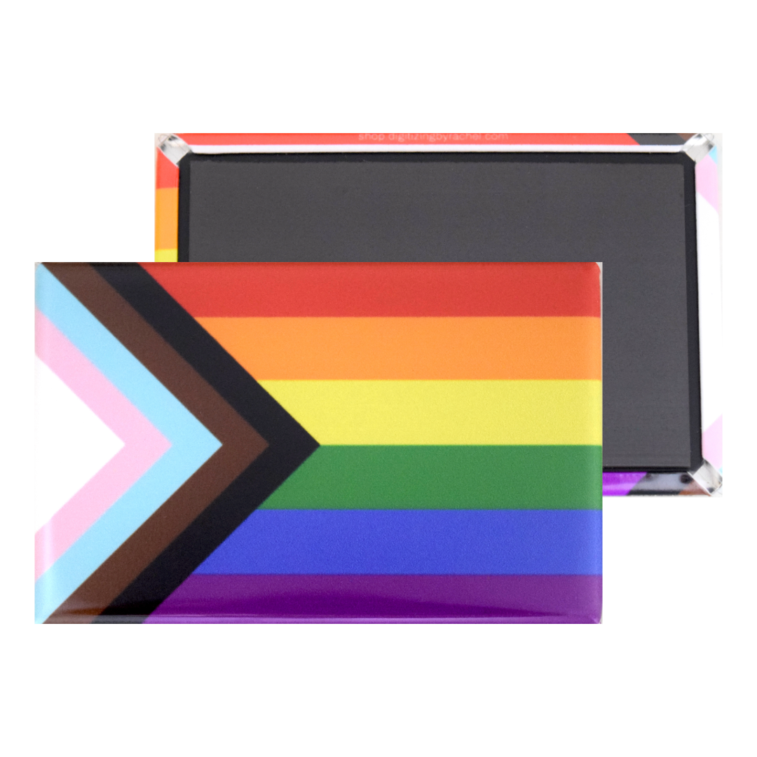 Pride Flag Magnet -- Rectangle