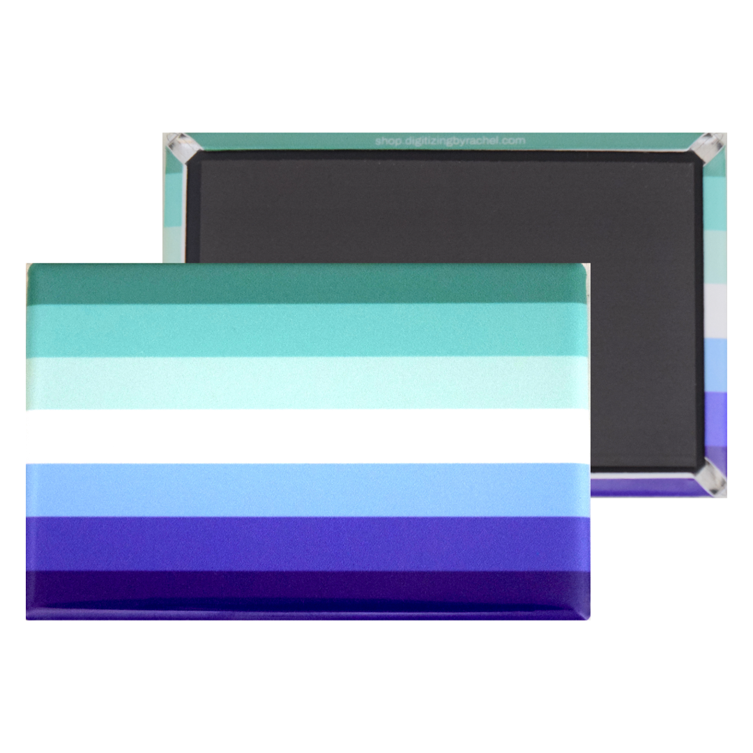 Pride Flag Magnet -- Rectangle