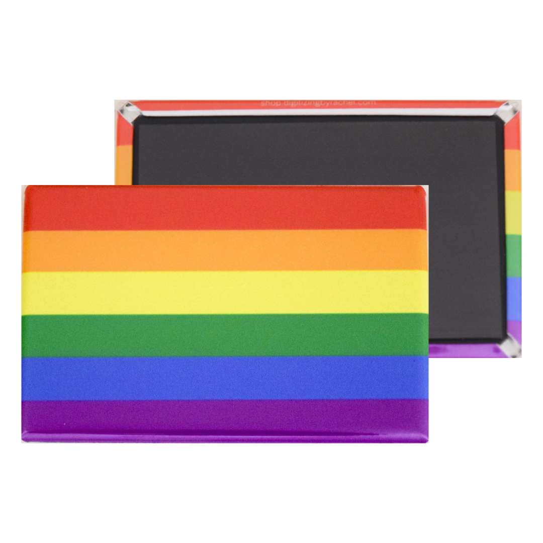 Pride Flag Magnet -- Rectangle