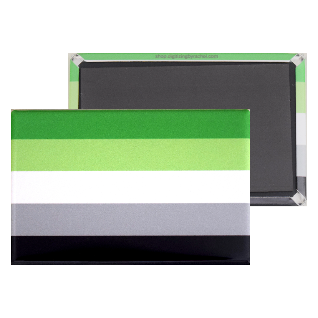 Pride Flag Magnet -- Rectangle